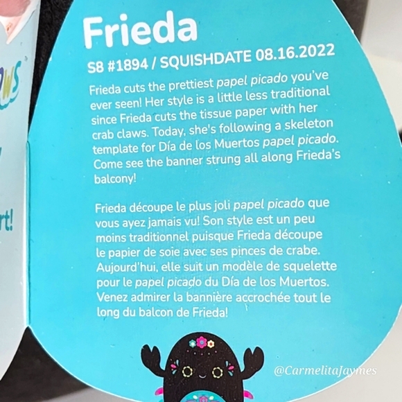 FRIEDA 🦂 8" DOTD Scorpion Original Squishmallow by Kelly Toy ☆ NWT ☆ - Picture 4 of 8